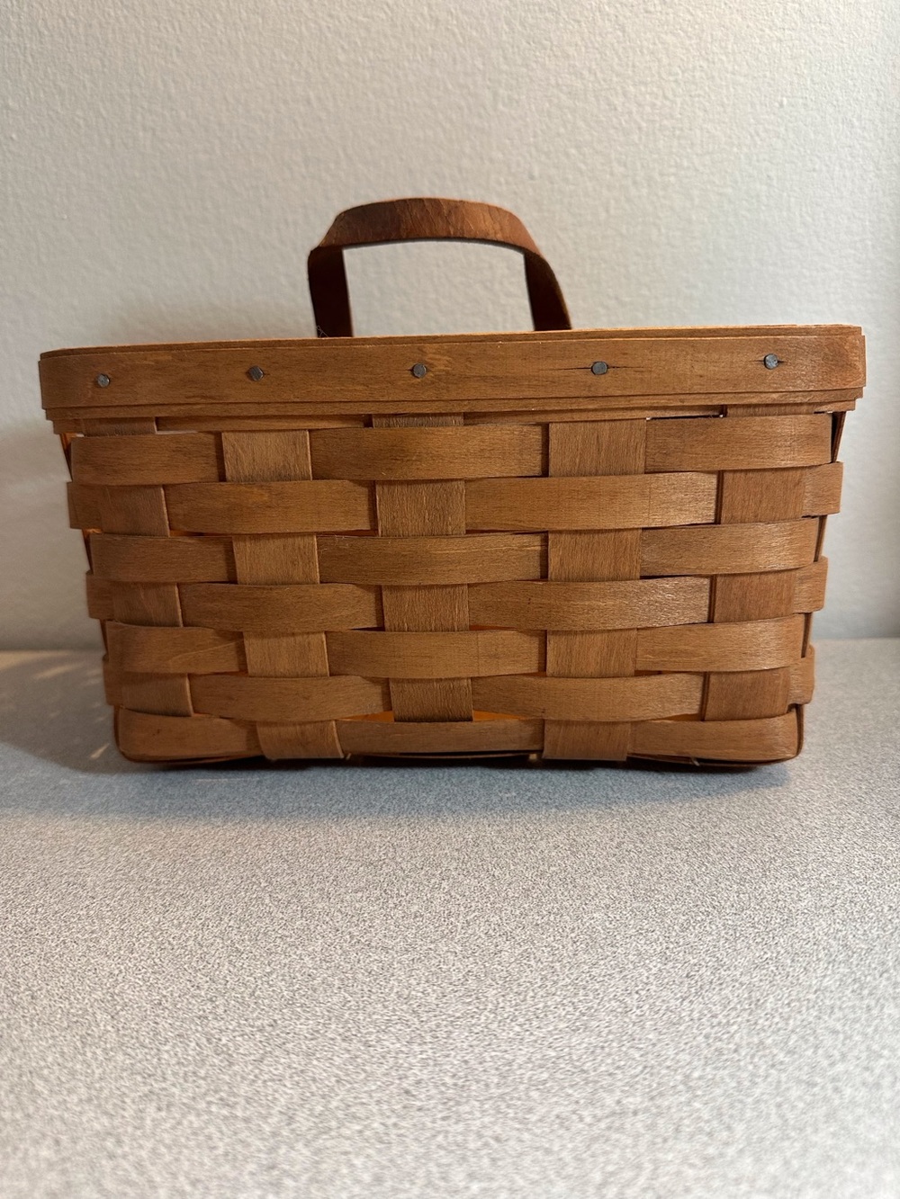 Vintage Longaberger medium key basket